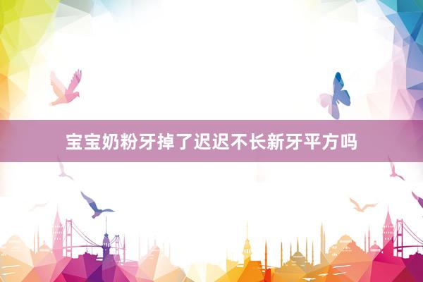 宝宝奶粉牙掉了迟迟不长新牙平方吗